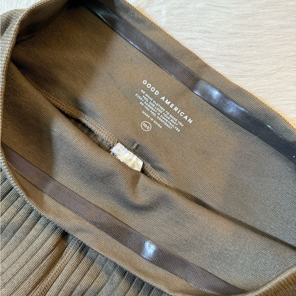 Good American 2-Pack Ribbed Earth Tone Leggings XS - Picture 5 of 5